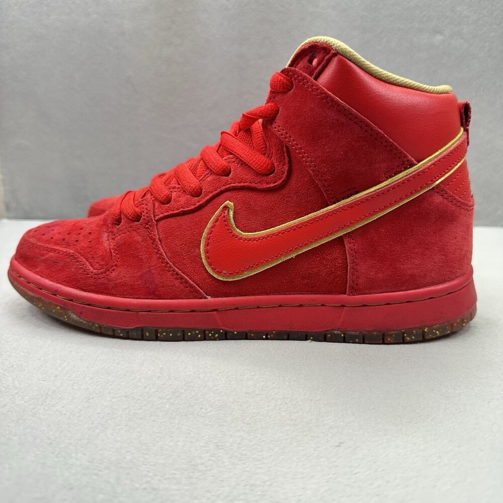 Nike SB Dunk High Premium Mens Size 8.5 Shoes Chinese New Year Red CNY 2014 - Picture 3 of 10